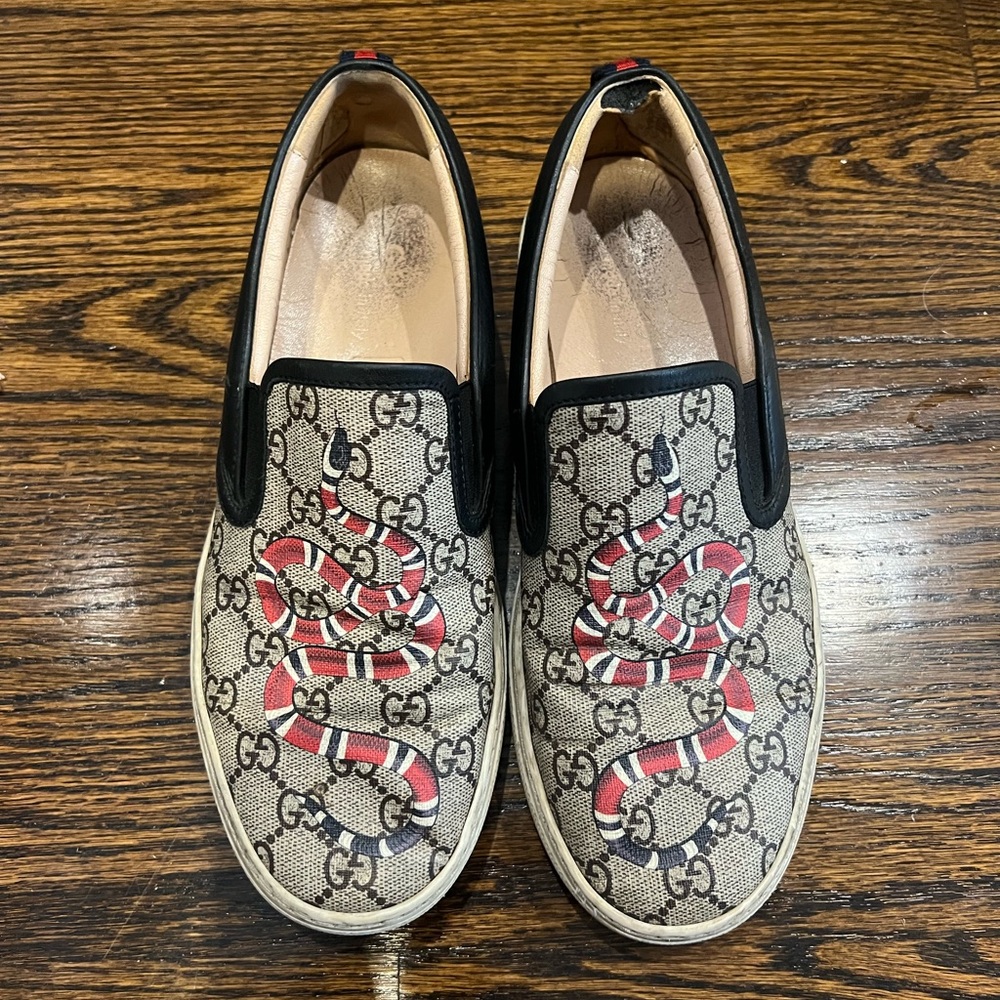Men’s Gucci Snake Slip-On Sneaker